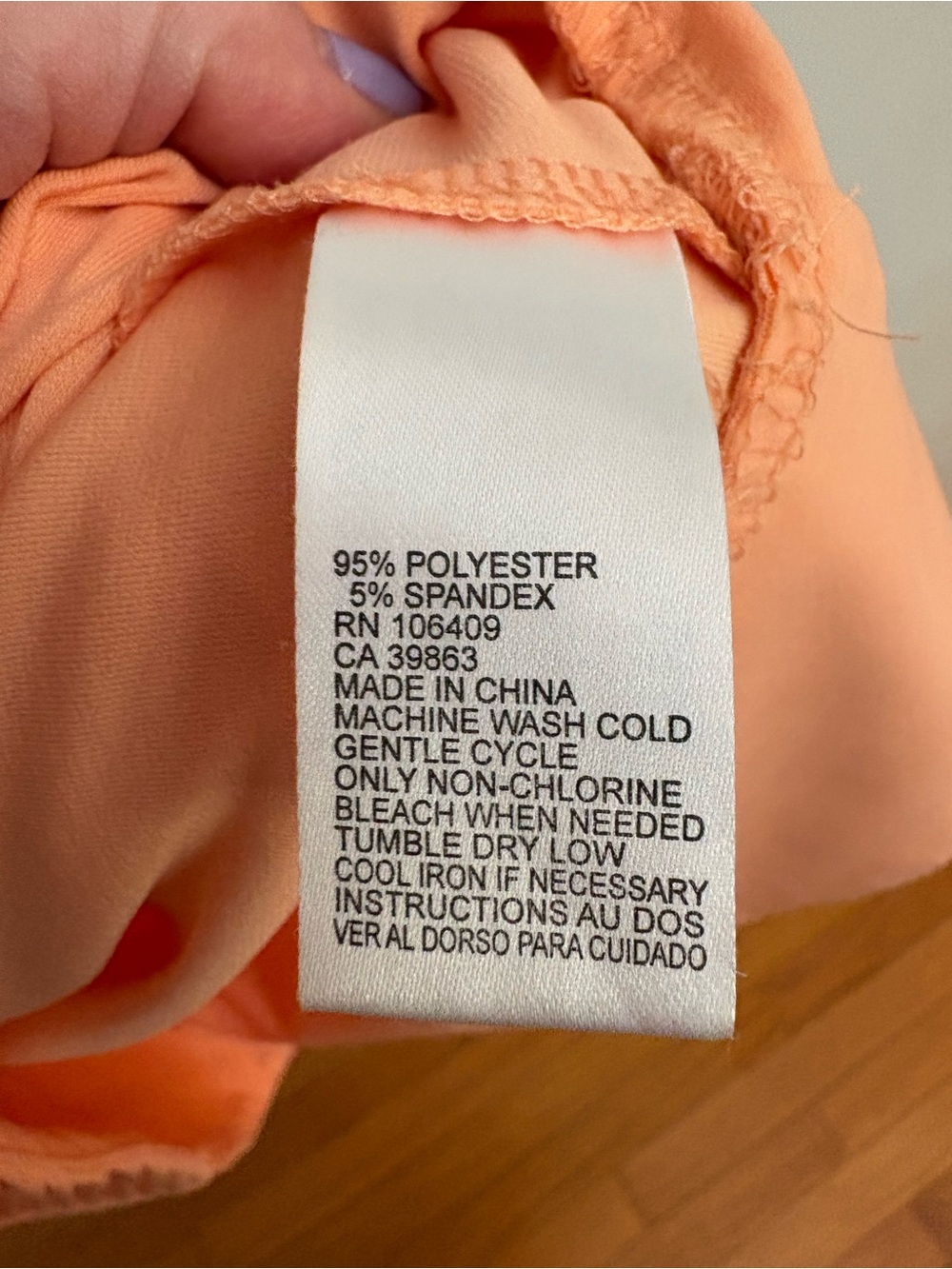 Catherine Malandrino Peach Wrap Blouse Sleeveless Top Draped S Small - Picture 6 of 6